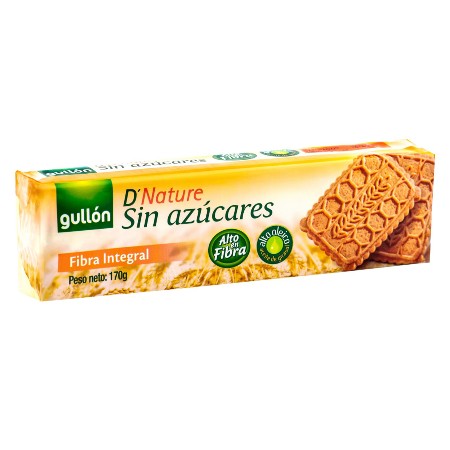 Galletas La Integral Sin Azúcar Sabor Vainilla, 60 gr.