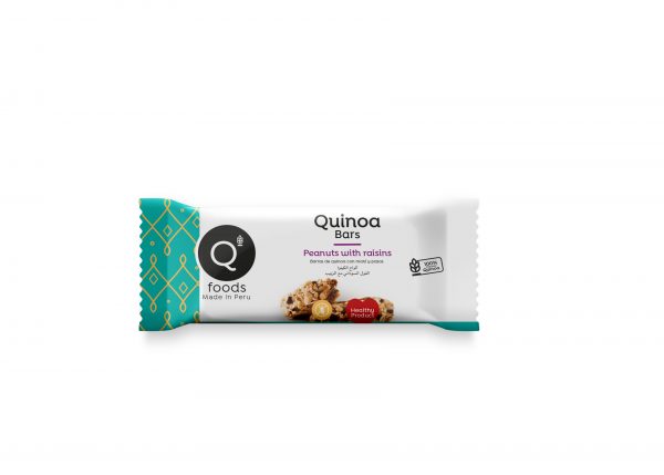 Quinoa barras maní y pasas 30g