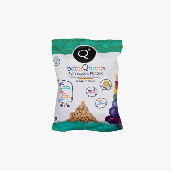 Cereal Baby Qfoods sabor Plátano 25 gr